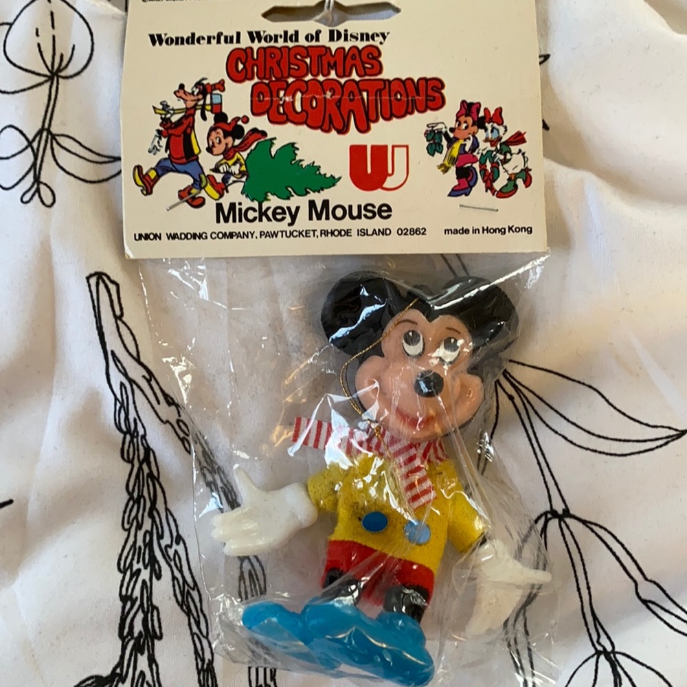 Vintage Mickey Mouse Christmas Ornament